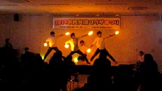 大学生によるサイリウムダンス