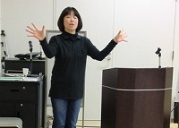手話通訳の様子
