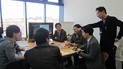 Cラボの活動をパネルとDVDで紹介